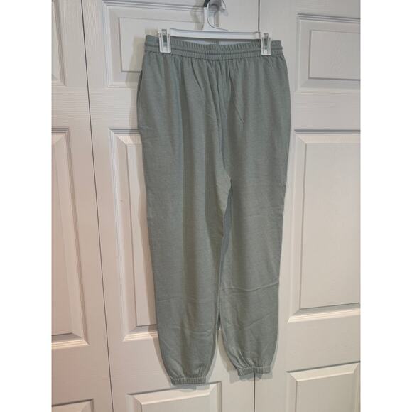 Sage Green Lounge Jogger Sweatpants Comfy Casual Athleisure Drawstring Pants - Picture 8 of 8